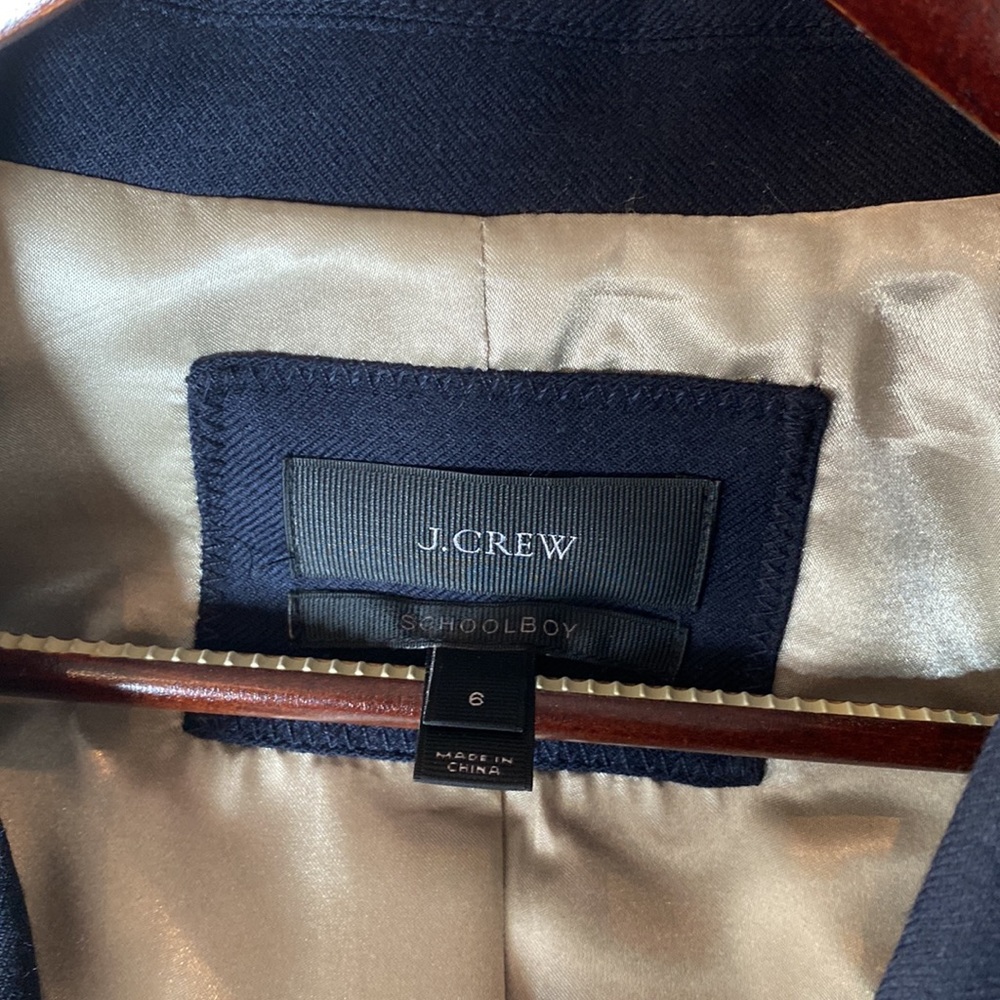 J.Crew navy original schoolboy blazer - Picture 4 of 4